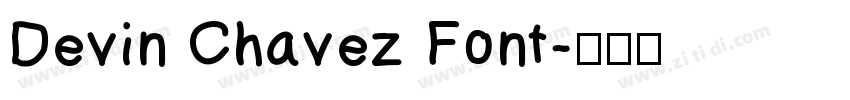 Devin Chavez Font字体转换